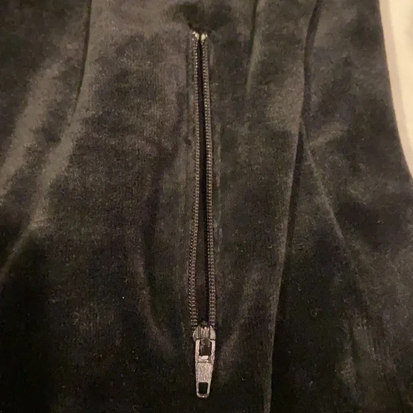 BCBGmaxazria velour zip up jacket - Picture 4 of 10